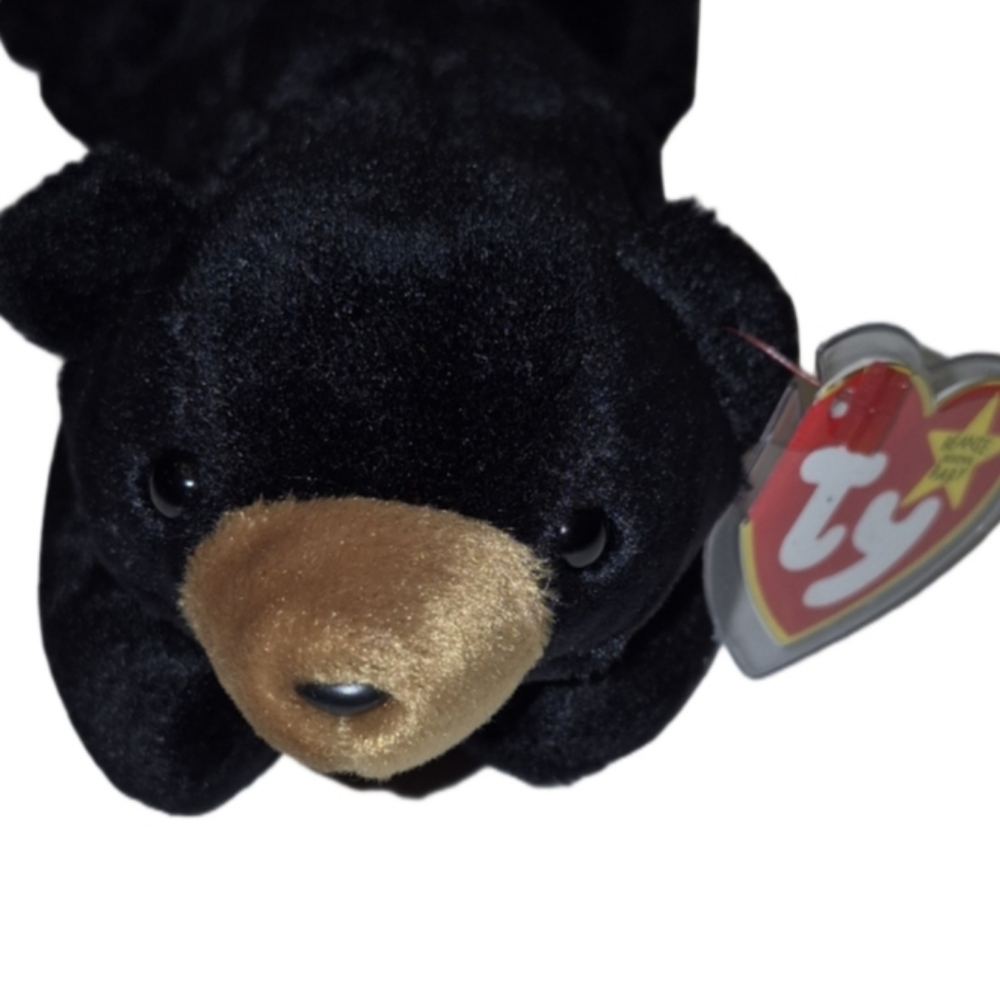 93 Ty Blackie The Bear Beanie Baby Plush 1993/94 Early Edition Vintage